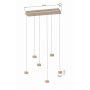 Lampa wisząca 6x W piaskowa 7039613 Aviano Quiberon zdj.2