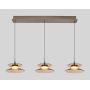 Lampa wisząca 3x25 W brązowa-coffe 7058321 Aviano Crema zdj.5