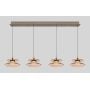 Lampa wisząca 4x34 W brązowa-coffe 7058421 Aviano Crema zdj.5