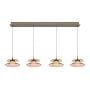 Lampa wisząca 4x34 W brązowa-coffe 7058421 Aviano Crema zdj.1