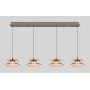Lampa wisząca 4x34 W brązowa-coffe 7058421 Aviano Crema zdj.4