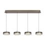 Lampa wisząca 4x38 W brązowa 7062421 Aviano Valensole zdj.1
