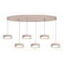 Lampa wisząca 6x60 W piaskowa 7062613 Aviano Valensole zdj.1
