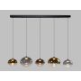 Lampa wisząca 5x27 W czarna-przydymiona 7082502 Aviano Pesaro zdj.3