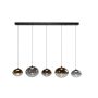Lampa wisząca 5x27 W czarna-przydymiona 7082502 Aviano Pesaro zdj.1