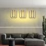 Lampa wisząca 3x45 W czarna-złota 72100310 Aviano Xara zdj.2