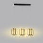 Lampa wisząca 3x45 W czarna-złota 72100310 Aviano Xara zdj.3