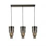 Lampa wisząca 3x W czarna-chrom 72110310 Aviano Grans zdj.1