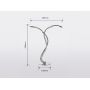 Lampa stołowa 2x10.4 W chrom 83260201 Aviano Hampton zdj.2