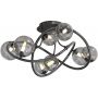 Lampa podsufitowa powyżej 6x3.5 W czarna-chrom 9014805 Wofi Nancy zdj.1