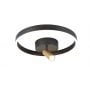Lampa podsufitowa 2x18 W czarna-złota 92060110 Aviano Pignano zdj.1