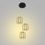 Lampa wisząca 3x45 W czarna-złota 92100310 Aviano Xara zdj.2