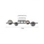 Lampa podsufitowa 4x3 W czarna-chrom 92140410 Aviano Sevilla zdj.1