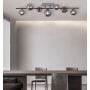 Lampa podsufitowa x3 W czarna-chrom 92140710 Aviano Sevilla zdj.3