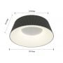 Lampa podsufitowa 1x25 W antracyt 92220150 Aviano Sella zdj.2