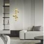Lampa wisząca 1x9 W złota 62090115 Aviano Claret zdj.4