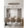Lampa wisząca 6x60 W brązowa 7062621 Aviano Valensole zdj.13
