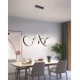 Lampa wisząca 1x64 W czarna 70950110 Aviano Toronto zdj.5