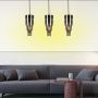 Lampa wisząca 1x W czarna-chrom 62110110 Aviano Grans zdj.7