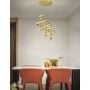 Lampa wisząca 1x9 W złota 62090115 Aviano Claret zdj.6