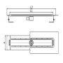 Odpływ liniowy 90 cm stal 90107712 ACO ShowerDrain E+ zdj.2