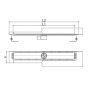 Odpływ liniowy 90 cm stal 90107717 ACO ShowerDrain E+ zdj.2