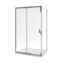 Ścianka prysznicowa 90 cm chrom połysk/szkło przezroczyste KAAC1806900LP Actima Seria 201 zdj.1