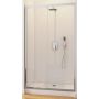 Drzwi prysznicowe 120 cm rozsuwane chrom połysk/szkło przezroczyste KAAC18051200LPN Actima Seria 201 zdj.1