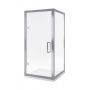 Drzwi prysznicowe 90 cm uchylne chrom połysk/szkło przezroczyste KAAC1905900LP Actima Seria 600 zdj.3