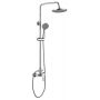 Zestaw prysznicowy ścienny z deszczownicą chrom LT690 Aqualine Lotta zdj.1