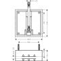 Element podtynkowy sufitowy 26039180 Axor Citterio zdj.2