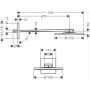 Axor ShowerSolutions 35284340 deszczownica z ramieniem 25x25 cm okrągła zdj.2