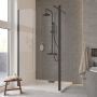 Ścianka prysznicowa 110 cm ENB110195C Besco Eco-N Black zdj.4
