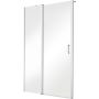 Drzwi prysznicowe 100 cm uchylne do ścianki bocznej EC100190C Besco Exo-C zdj.1