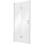 Drzwi prysznicowe 90 cm składane do ścianki bocznej EH90190C Besco Exo-H zdj.1