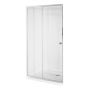 Drzwi prysznicowe 120 cm rozsuwane do wnęki DDS120 Besco Duo Slide zdj.1
