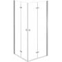 Kabina prysznicowa 90x90 cm kwadratowa chrom połysk/szkło przezroczyste KEH90195 Besco Exo-H zdj.4