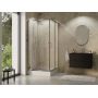 Kabina prysznicowa 90x90 cm kwadratowa chrom połysk/szkło przezroczyste MK90190C Besco Modern 190 zdj.5
