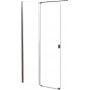 Ścianka prysznicowa z drzwiami 110 cm VY110200C Besco Vayo zdj.1