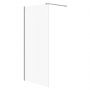 Ścianka prysznicowa walk-in 90 cm chrom połysk/szkło przezroczyste S161006 Cersanit Mille zdj.1