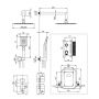 Zestaw prysznicowy podtynkowy termostatyczny z deszczownicą czarny BXYZNECT Deante Box zdj.2