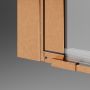 Parawan nawannowy 100 cm 2-częściowy miedź szczotkowany/szkło przezroczyste 100101009301R Radaway Nes Brushed Copper PND I zdj.4