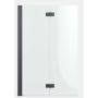 Parawan nawannowy 100 cm 2-częściowy szczotkowany/szkło przezroczyste 100101009201R Radaway Nes Brushed GunMetal PND I zdj.1