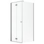 Drzwi prysznicowe 100 cm uchylne szczotkowany/szkło przezroczyste 100251009101L Radaway Nes Brushed Nickiel KDJ B zdj.1