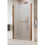 Drzwi prysznicowe 100 cm uchylne miedź szczotkowany/szkło przezroczyste 100271009301 Radaway Nes 6 Brushed Copper DWD I zdj.1
