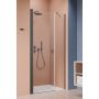 Drzwi prysznicowe 100 cm uchylne gunmetal szczotkowany/szkło przezroczyste 100281009201R  Radaway Nes Brushed Copper DWS I zdj.1