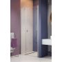 Drzwi prysznicowe 130 cm uchylne nikiel szczotkowany/szkło przezroczyste 100281309101L Radaway Nes Brushed Nickiel DWS zdj.1