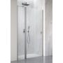 Drzwi prysznicowe 120 cm uchylne nikiel szczotkowany/szkło przezroczyste 100361209101L Radaway Nes 6 Brushed Nickel DWJ II zdj.1