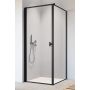 Drzwi prysznicowe 80 cm uchylne do ścianki bocznej 100720805456L Radaway Nes 8 Black KDJ I zdj.1