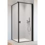 Drzwi prysznicowe 80 cm uchylne do ścianki bocznej 100720805456R Radaway Nes 8 Black KDJ I zdj.1